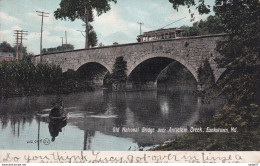 Old National Bridge,Antitam Creek, Funkstown, Maryland, 1907 Tram - Tramways