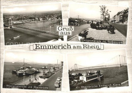 72174104 Emmerich Rhein Rheinpromenade Mit Bruecke Emmerich - Emmerich