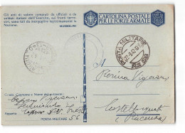 AG2825 POSTA MILITARE 56 - DIVISIONE TRIESTE X CASTELL'ARQUATO - PIACENZA - Militärpost (MP)