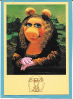 CPM  JOCONDE - MONA LISA  Miss Piggy's - Humour - Paintings