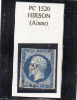 Aisne - N°14A (ld) Obl PC 1520 Hirson - 1853-1860 Napoleon III