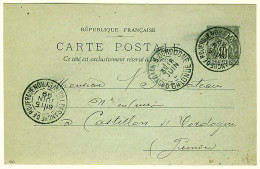 12 - B9927CPA - VILLEFRANCHE DE ROUERGUE - Entier Postal Type Sage 10c - Parfait état - AVEYRON - Villefranche De Rouergue