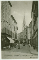 16 - B8811CPA - CONFOLENS - La Grande Rue Et Le Clocher Saint Maxime - Très Bon état - CHARENTE - Confolens