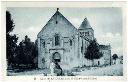 18 - B7983CPA - LA CELLE , PRES ST AMAND - Eglise - Parfait état - CHER - Autres & Non Classés