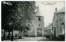19 - B7726CPA - VARETZ - Eglise Et La Grande Place - Parfait état - CORREZE - Sonstige & Ohne Zuordnung