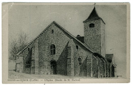 21 - B7682CPA - RECEY SUR OURCE - L'église - Dessin De NACHON - Assez Bon état - COTE-D'OR - Sonstige & Ohne Zuordnung