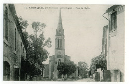 24 - B6535CPA - SAUSSIGNAC - Place De L'église - Parfait état - DORDOGNE - Sonstige & Ohne Zuordnung