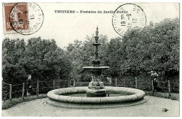 24 - B6425CPA - THIVIERS - Fontaine Du Jardin Public - Parfait état - DORDOGNE - Thiviers