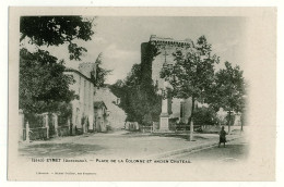 24 - B6354CPA - EYMET - Place De La Colonne Et Ancien Château - CARTE PIONNIERE - Parfait état - DORDOGNE - Autres & Non Classés