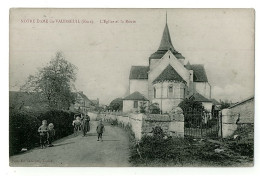 27 - B6039CPA - NOTRE DAME DU VAUDREUIL - L'église Et La Route - Bon état - EURE - Sonstige & Ohne Zuordnung