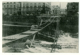 44 - T5660CPA - NANTES - Le Pont Maudit écroulé 16/07/1913 - Très Bon état - LOIRE-ATLANTIQUE - Nantes