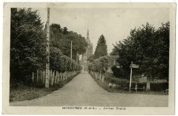 28 - B5638CPSM - SENONCHES - Avenue Poucin - Parfait état - EURE-ET-LOIR - Autres & Non Classés