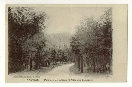 30 - B5491CPSM - ANDUZE - Parc Des Cordeliers - Allée Des Bambous - Très Bon état - GARD - Anduze