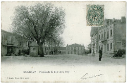 32 - B5469CPA - SARAMON - Promenade Du Bout De La Ville - CARTE PIONNIERE - Bon état - GERS - Other & Unclassified