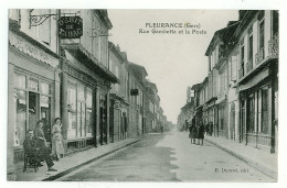 32 - B5368CPA - FLEURANCE - Rue Gambetta Et La Poste - TABAC - Parfait état - GERS - Fleurance