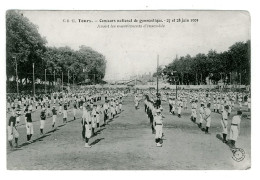 37 - B4411CPA - TOURS - Concours National De Gymnastique - Bon état - INDRE-ET-LOIRE - Tours