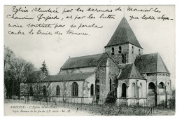 37 - B4260CPA - AMBOISE - Eglise Saint Denis - Texte Du Curé Local - Très Bon état - INDRE-ET-LOIRE - Sonstige & Ohne Zuordnung