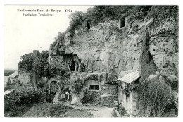 41 - B3792CPA - TROO - Habitations Troglodytes - Environs De Pont De Braye - Parfait état - LOIR-ET-CHER - Other & Unclassified