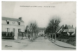 45 - B3511CPA - CHATEAUNEUF SUR LOIRE - Avenue De La Gare - Très Bon état - LOIRET - Autres & Non Classés