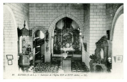 37 - B4166CPA - ESVRES - Intérieur De L'église - Parfait état - INDRE-ET-LOIRE - Other & Unclassified