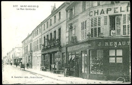 52 - B2729CPA - SAINT DIZIER - La Rue Gambetta (chapellerie AU PETIT POUCET - J. RENAUT) - Très Bon état - HAUTE-MARNE - Saint Dizier