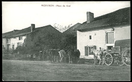 54 - B2470CPA - MOIVRON - Place Du GUE - Parfait état - MEURTHE-ET-MOSELLE - Autres & Non Classés