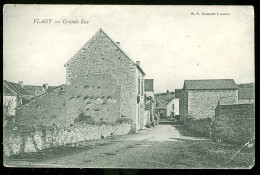 71 - B1559CPA - FLAGY - Grande Rue - Assez Bon état - SAONE-ET-LOIRE - Other & Unclassified