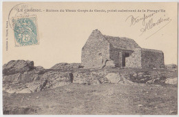 44 - B17627CPA - LE CROISIC - Ruines Du Vieux Corps De Garde - Carte Pionniere - Très Bon état - LOIRE-ATLANTIQUE - Le Croisic