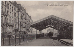 44 - B17362CPA - NANTES - La Gare De La Bourse, Le Train Du Croisic - Très Bon état - LOIRE-ATLANTIQUE - Nantes