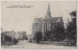 44 - B17281CPA - SAINTE MARIE SUR MER - Le Bas De La Place - Eglise, Chevet - Bon état - LOIRE-ATLANTIQUE - Other & Unclassified