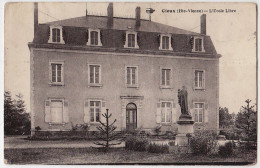 87 - B17006CPA - CIEUX - Ecole Libre - Assez Bon état - HAUTE-VIENNE - Autres & Non Classés