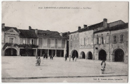 40 - B17199CPA - LABASTIDE D' ARMAGNAC - La Place - Dupuy Coiffeur, La Ruche Meridionale - Très Bon état - LANDES - Other & Unclassified