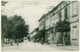 82 - B16354CPA - MOLIERES - Le Boulevard - Très Bon état - TARN-ET-GARONNE - Molieres