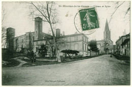 82 - B16322CPA - SAINT NICOLAS DE LA GRAVE - Chateau Et Eglise - Très Bon état - TARN-ET-GARONNE - Saint Nicolas De La Grave