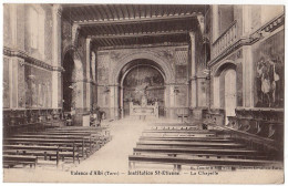 81 - B16537CPA - VALENCE D' ALBI - Institution Saint Etienne, La Chapelle - Bon état - TARN - Vaour