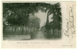 9 - B10367CPA - MAZERES - Promenade Du Grand Rond - Carte Pionniere - Très Bon état - ARIEGE - Sonstige & Ohne Zuordnung