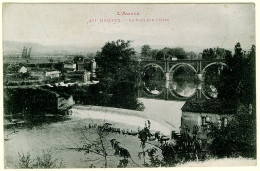 9 - B10368CPA - MAZERES - Pont Sur L'hers - Très Bon état - ARIEGE - Andere & Zonder Classificatie