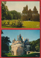 A819- 80 SOMME GAMACHES CHATEAU DE RAMBURES 2 CARTES POSTALES - Otros & Sin Clasificación