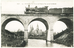 14 - B9438CPA - BAYEUX - Le Viaduc De L'aure - Train - Très Bon état - CALVADOS - Bayeux
