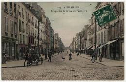 78 - B31099CPA - VERSAILLES - Rue Orangerie - Perspective - Attelage - Bon état - YVELINES - Versailles