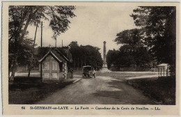 78 - B31054CPA - SAINT GERMAIN EN LAYE - Carrefour De La Croix De Noailles - Foret - Voiture - Parfait état - YVELINES - St. Cyr L'Ecole