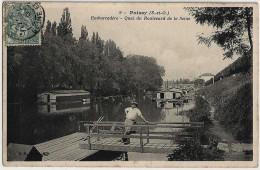 78 - B31027CPA - POISSY - Embarcadere . Quai Du Boulevard De La Seine - Très Bon état - YVELINES - Poissy