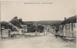 78 - B31005CPA - MORAINVILLIERS - Place Eglise - Parfait état - YVELINES - Morainvilliers