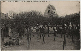 78 - B30979CPA - MAISONS LAFFITTE - Place  De La Vieille Eglise - Texte De Poilu - Bon état - YVELINES - Maisons-Laffitte