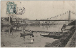 78 - B30912CPA - CONFLANS FIN D' OISE - Le Pont Suspendu - Carte Pionniere - Parfait état - YVELINES - Conflans Saint Honorine