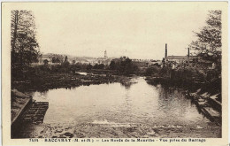 54 - B30814CPA - BACCARAT - Les Bords De La Meurthe .Vue Prise Du Barrage - Parfait état - MEURTHE-ET-MOSELLE - Baccarat