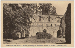 27 - B26233CPA - LYONS LA FORET - Ruines De L' Abbaye De Mortemer - Façade - Très Bon état - EURE - Lyons-la-Forêt