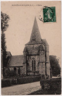 76 - B21655CPA - ANNEVILLE SUR SCIE - EGLISE - Très Bon état - SEINE-MARITIME - Other & Unclassified