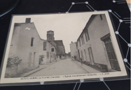 Carte   Postale  SAINT   GEMME LA PLAINE L église Nouvellement Restaurée - Other & Unclassified