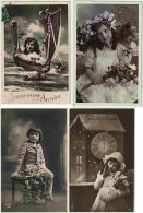 0 - F21159CPA - ENFANTS - Portraits - Lot De 4 CPA - Très Bon état - THEMES - Portretten